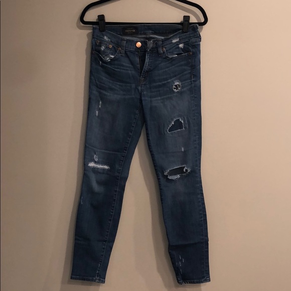 J. Crew Denim - JCrew Sz 28 Distressed Toothpick Jean